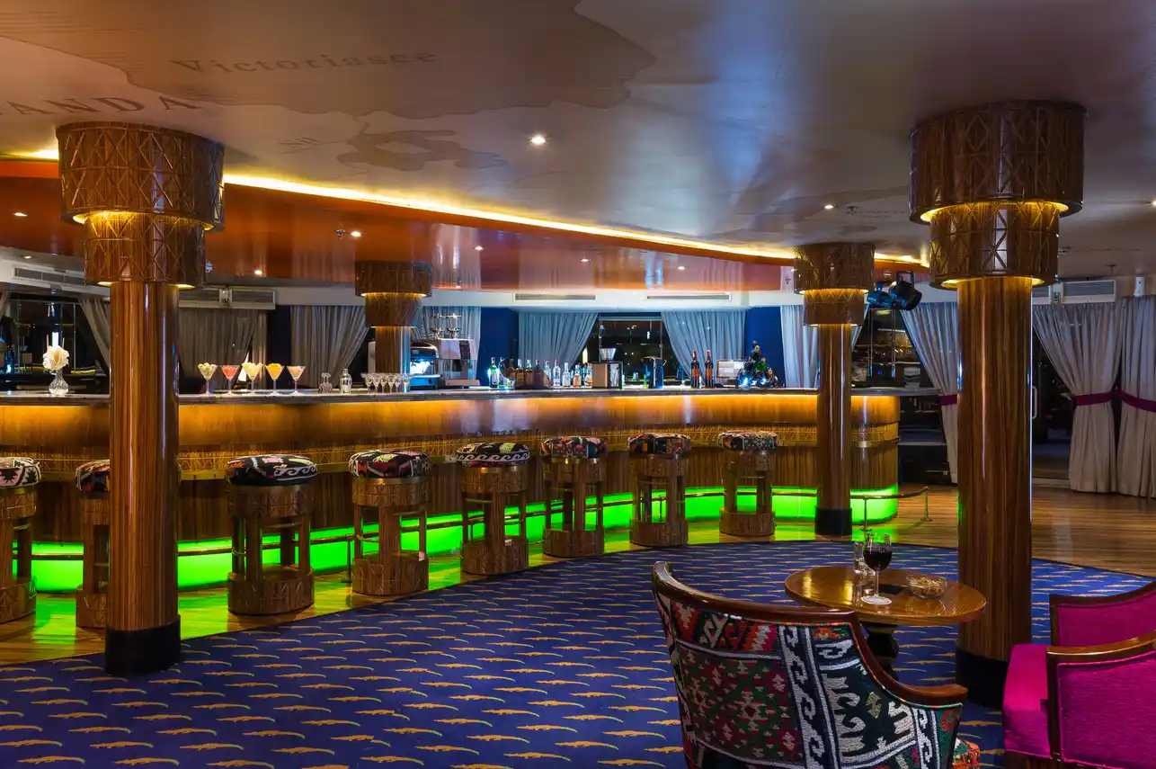 Lounge aboard the MY Alyssa Nile Cruise Nile cruise